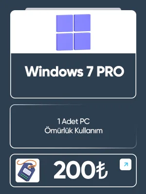 Windows 7 PRO Satın Al